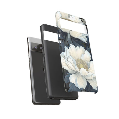 Elegant Floral Phone Case, Floral iPhone Cover, Flower Art Phone Case, Eco-Friendly Mobile Protection, Tough & Stylish Phone Case