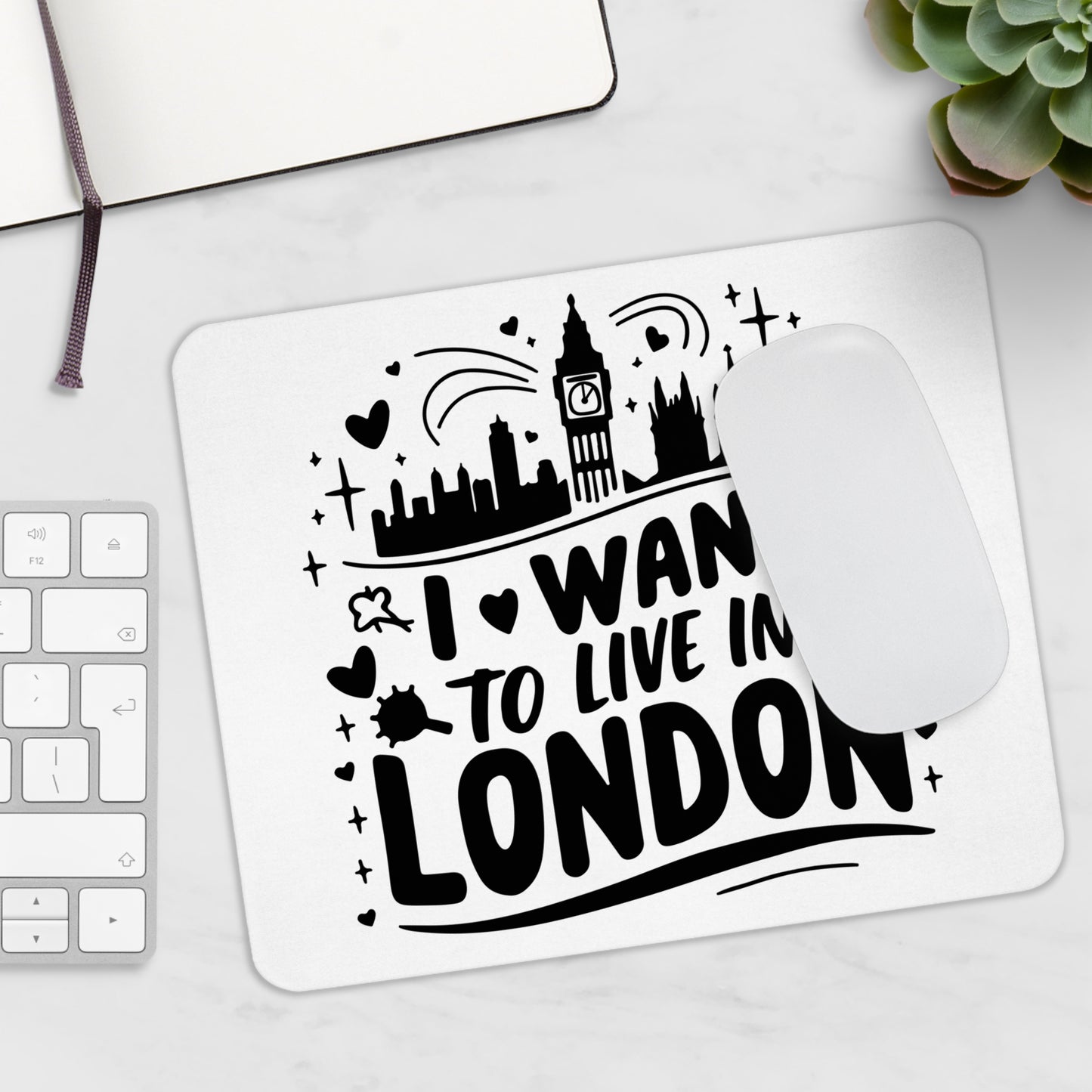 London-Themed Mouse Pad | Perfect Gift for Travelers, Work Desk Accessory, Office Decor, Home Office Essentials, Unique Gift Idea
