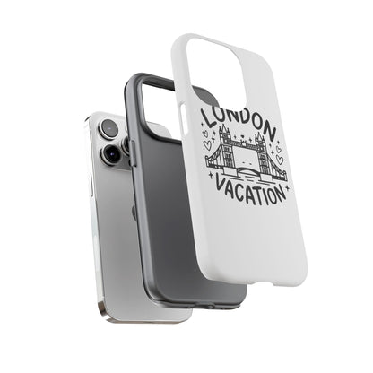London Vacation Phone Case, Travel Accessories, Unique Gift, London Lover, Custom Phone Cover, Vacation Souvenir