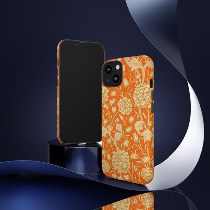 Floral Phone Case, Vibrant Tough Cases for Garden Lovers, Stylish Protection, Gift for Birthdays, Spring Decor, Unique Design