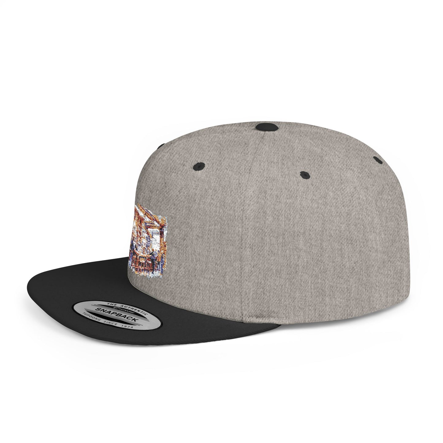 British Pub Stylish Flat Bill Snapback Hat, Trendy Cap for Casual Looks, Perfect for Summer Vibes, Outdoor Events, Gift for Friends, Unisex Fashion