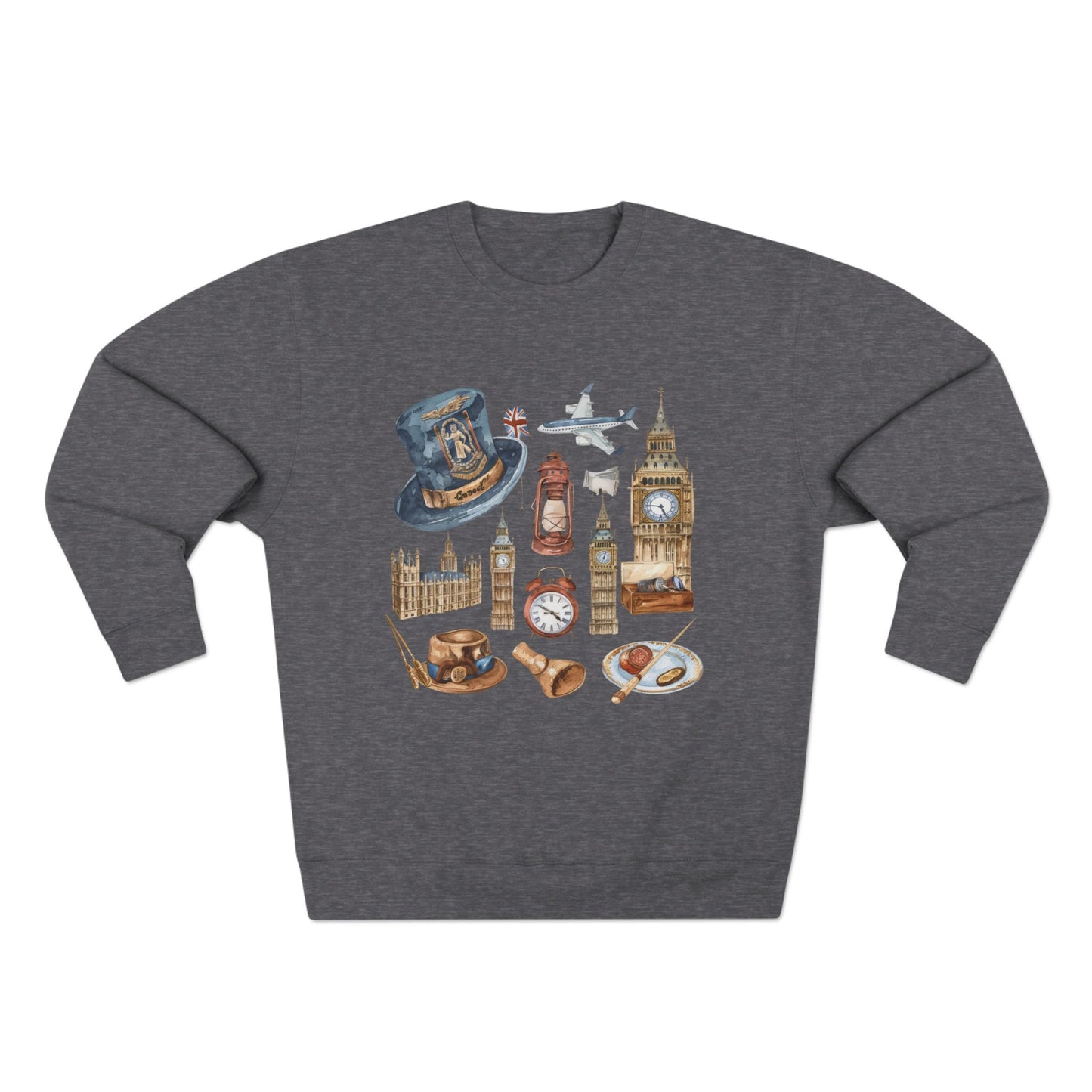 Unisex Crewneck Sweatshirt - Trendy London Icons