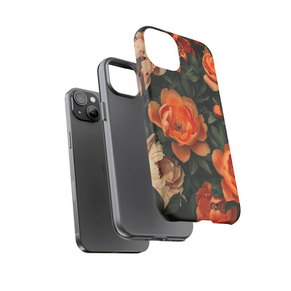 Stylish Floral Phone Case, Tough Cases, Floral Phone Cover, Gift for Her, Spring Accessories, Mother's Day, Phone Protection