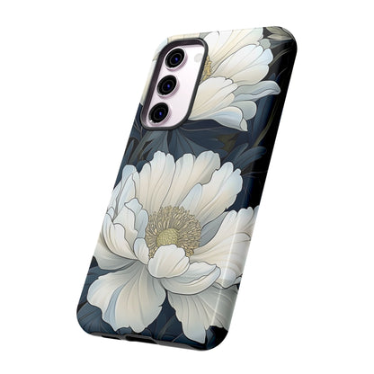 Elegant Floral Phone Case, Floral iPhone Cover, Flower Art Phone Case, Eco-Friendly Mobile Protection, Tough & Stylish Phone Case