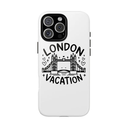 London Vacation Phone Case, Travel Accessories, Unique Gift, London Lover, Custom Phone Cover, Vacation Souvenir