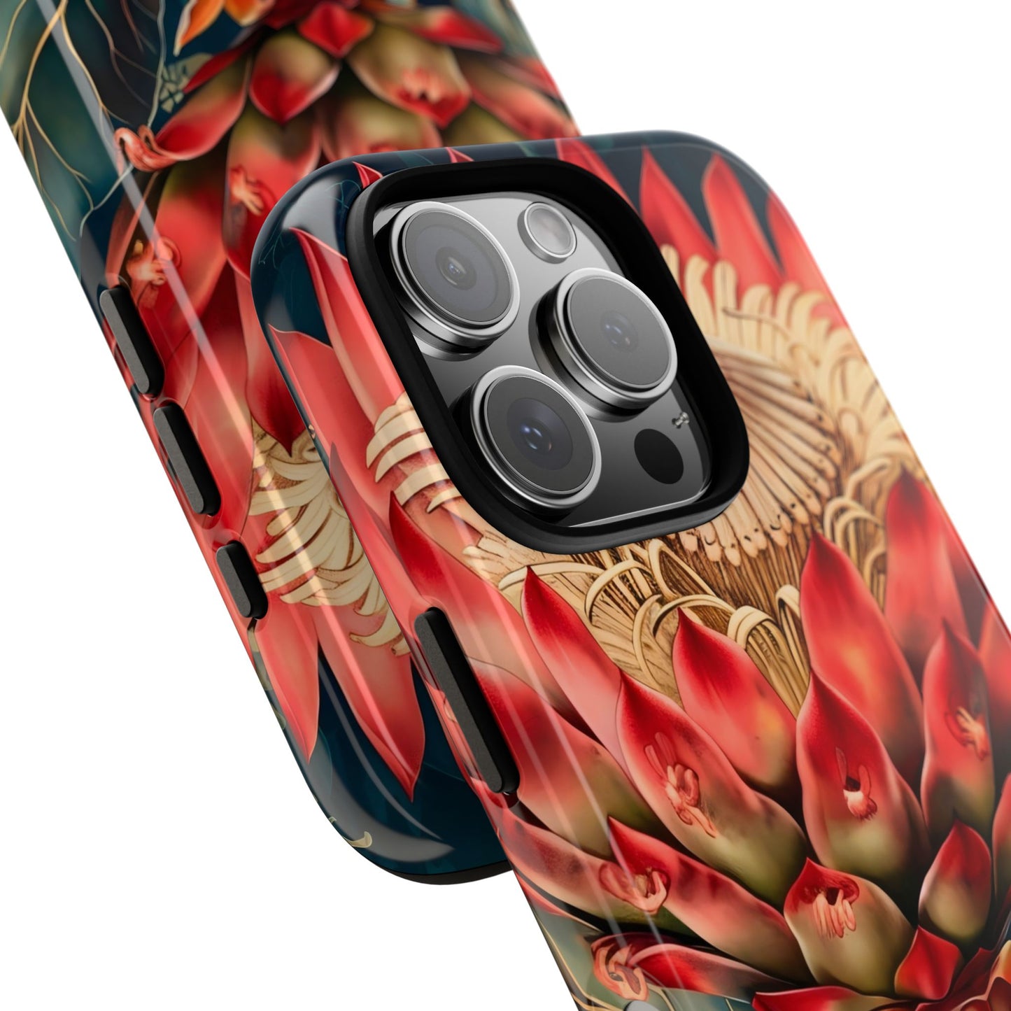 Tough Cases: Vibrant Floral Phone Case, Tough Phone Covers, Floral Art Cases, Nature Design Accessories, Gift for Nature Lovers