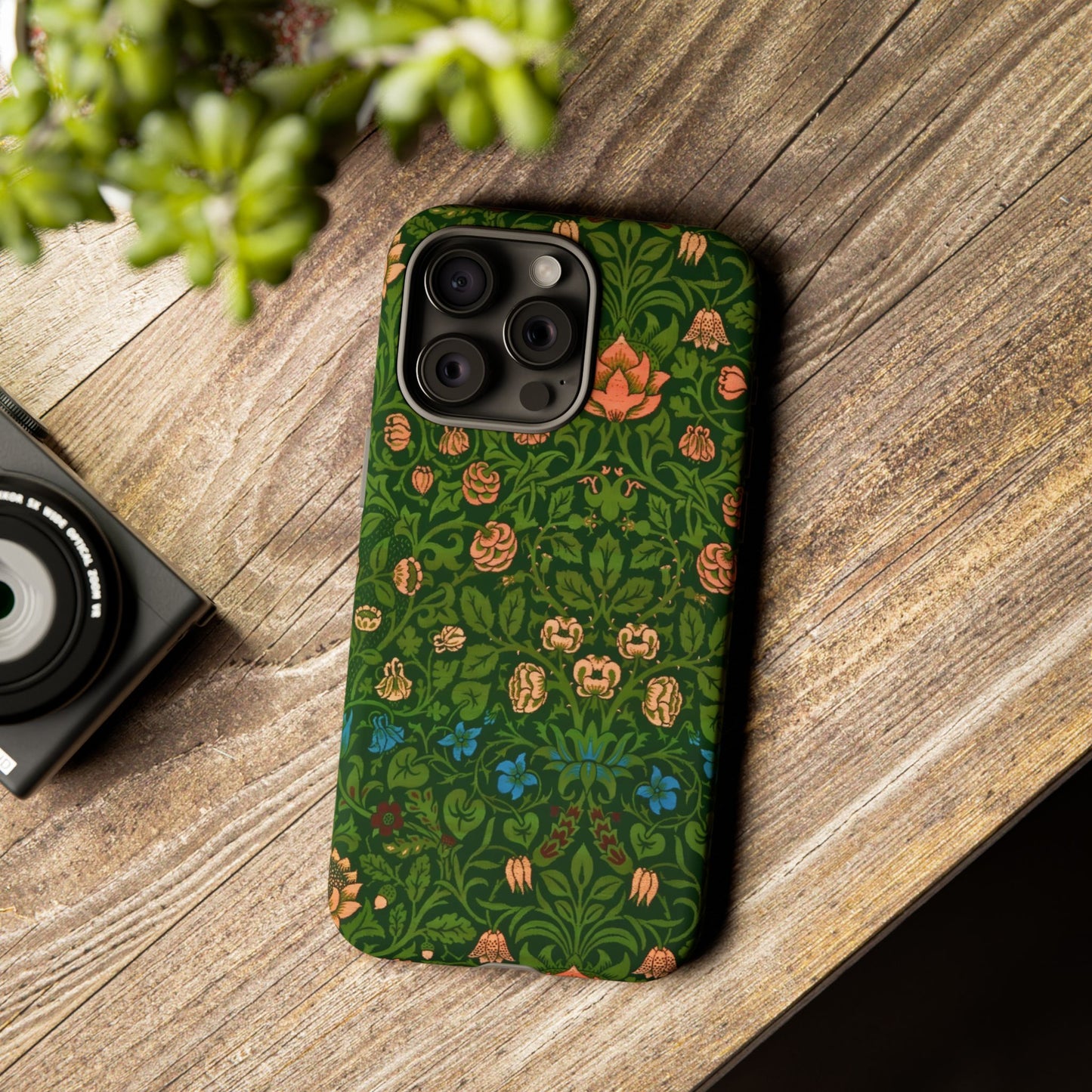 Crimson Leaf Whirl – Phone Case - Tough Cases