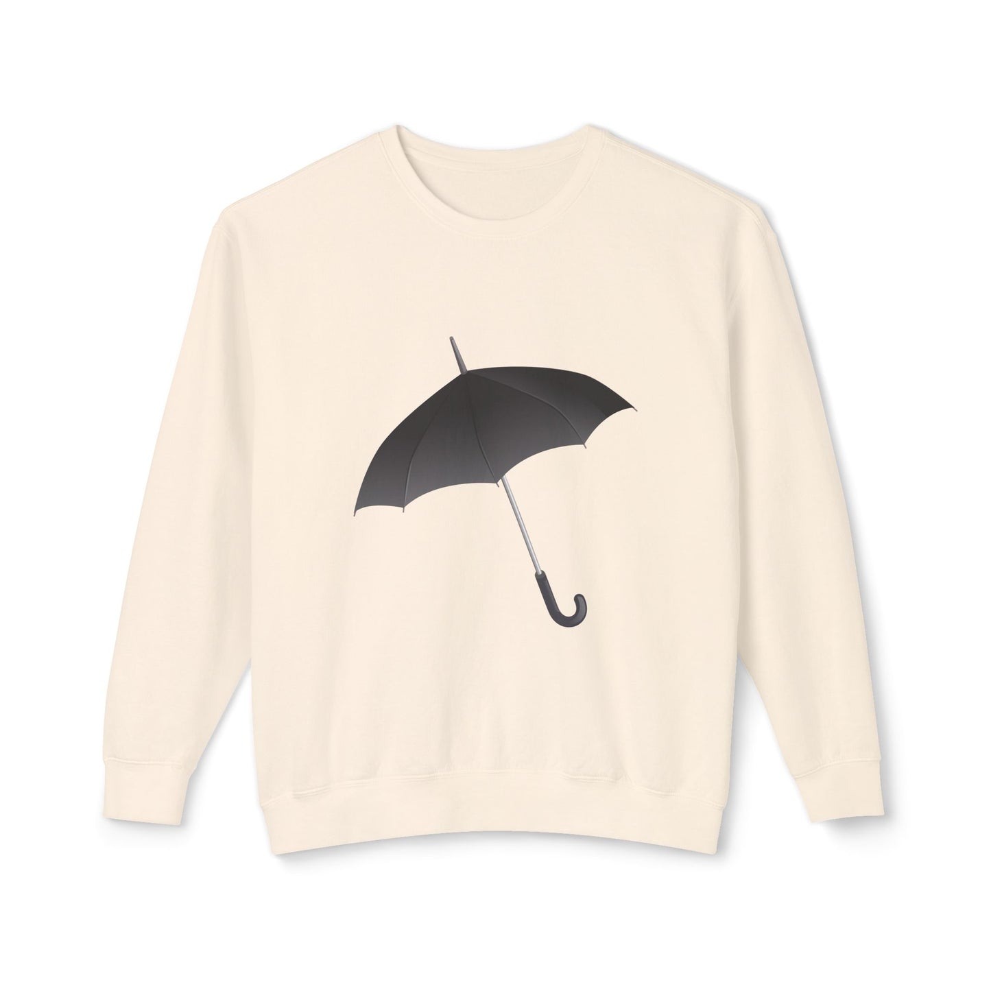 Unisex Lightweight Crewneck Sweatshirt - British Adorable Umbrella
