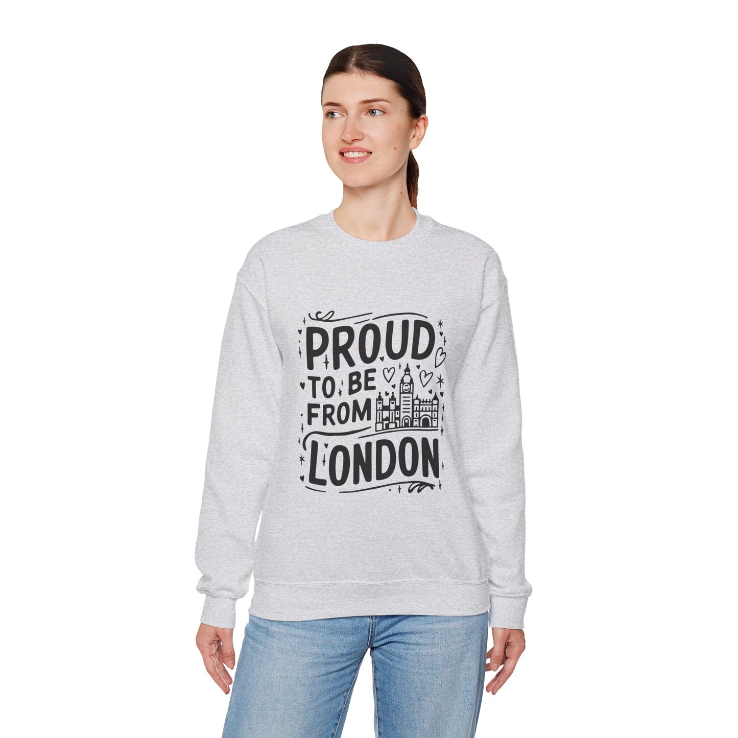 Unisex Heavy Blend™ Crewneck Sweatshirt - Proud to be from London