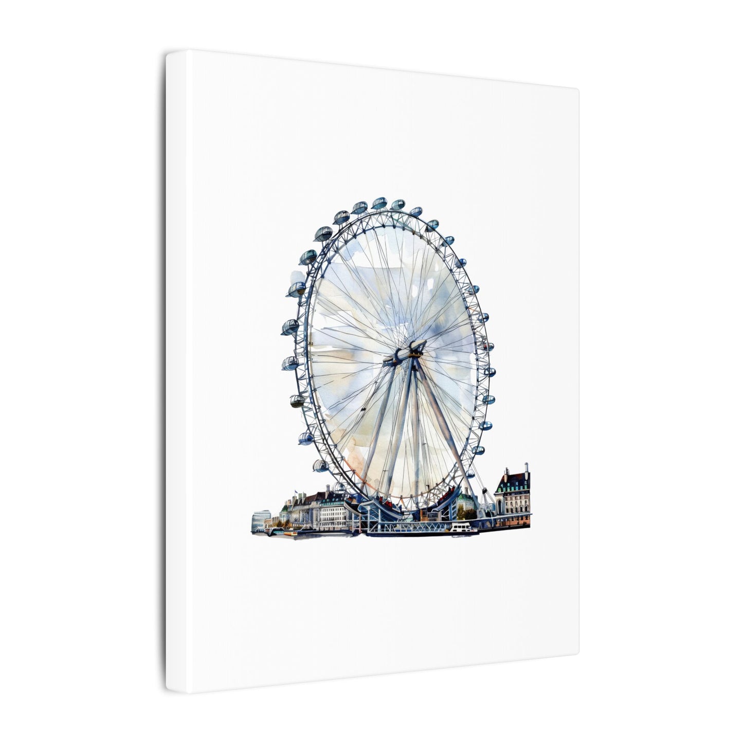 London Eye Canvas Print, Wall Art Decor, Travel Gift, Home Decoration, Unique Art Piece
