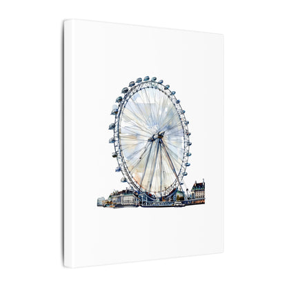 London Eye Canvas Print, Wall Art Decor, Travel Gift, Home Decoration, Unique Art Piece