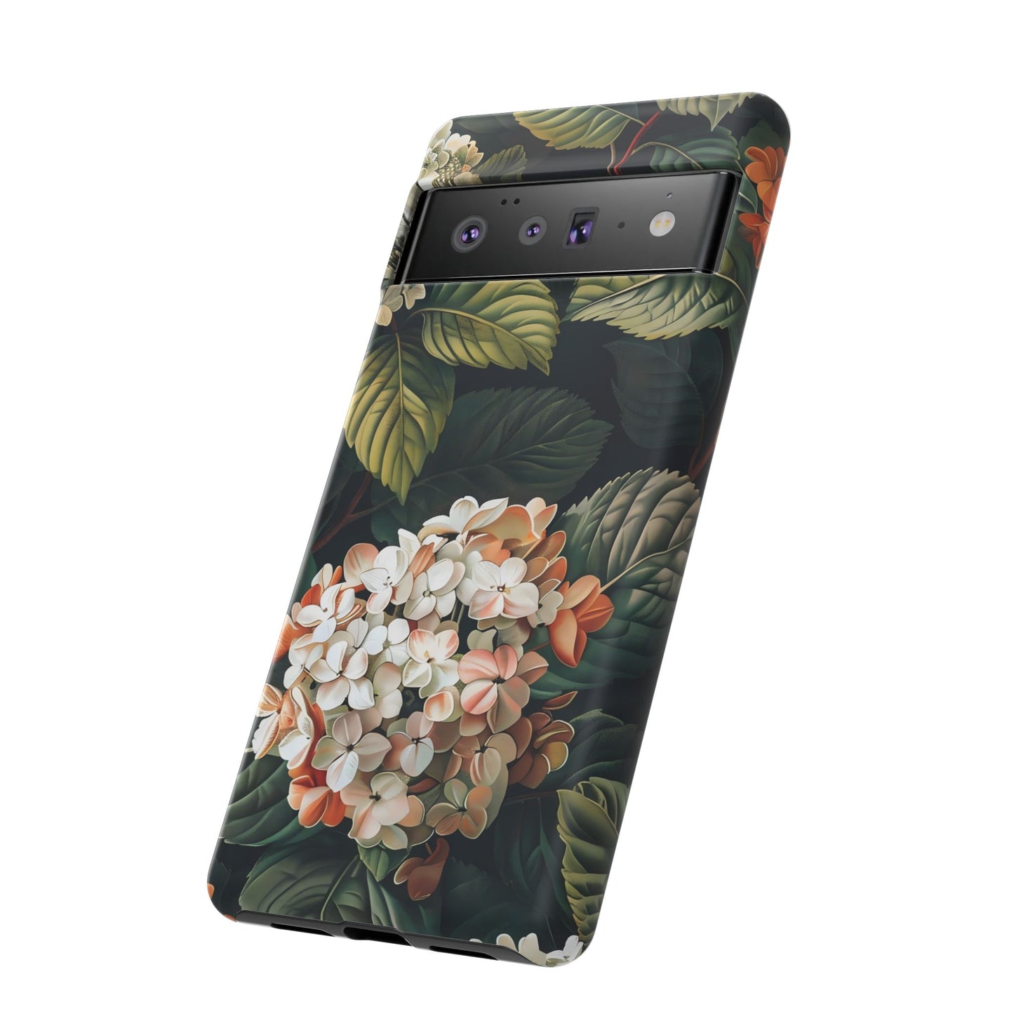 Floral Phone Case - Tough Cases, Nature Lover Gift, Floral Design, Botanical Phone Cover, Stylish Cellphone Accessory, Mother's Day Gift