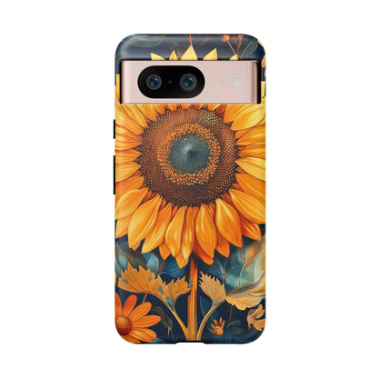 Sunflower Phone Case - Floral Design for Nature Lovers, Cute Spring Accessory, Gift for Her, Eco-Friendly Cover