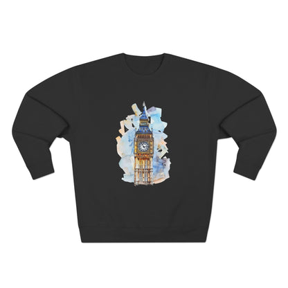 Unisex Crewneck Sweatshirt - Iconic Big Ben Clock Tower