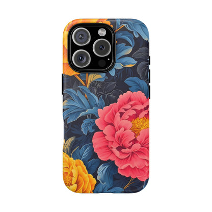 Floral Phone Case, Tough Cases, Stylish Mobile Cover, Gifts for Her, Phone Accessories, Unique Flower Design