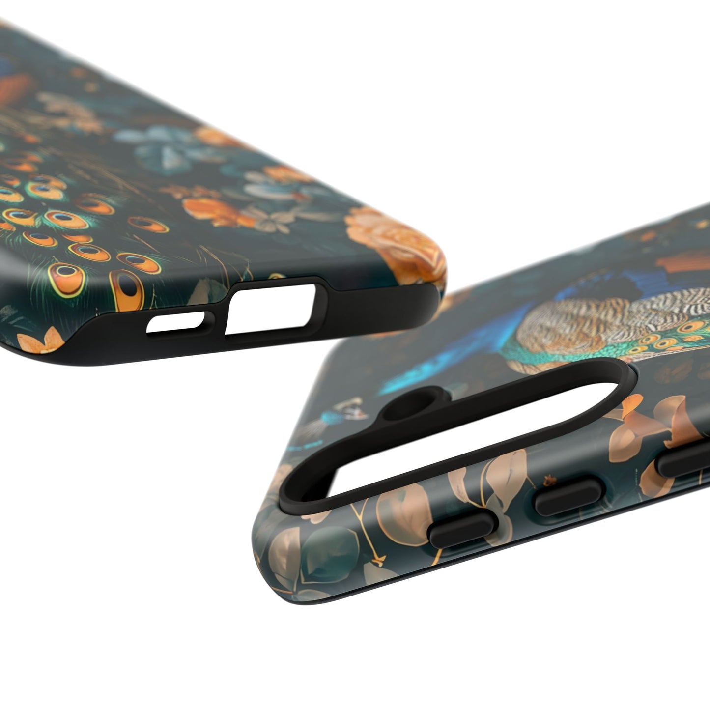 Peacock Phone Case - Elegant Floral Design, Tough Case for Protection, Unique Gift for Nature Lovers, Stylish Accessory, Eco-Friendly