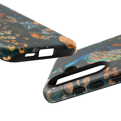 Peacock Phone Case - Elegant Floral Design, Tough Case for Protection, Unique Gift for Nature Lovers, Stylish Accessory, Eco-Friendly
