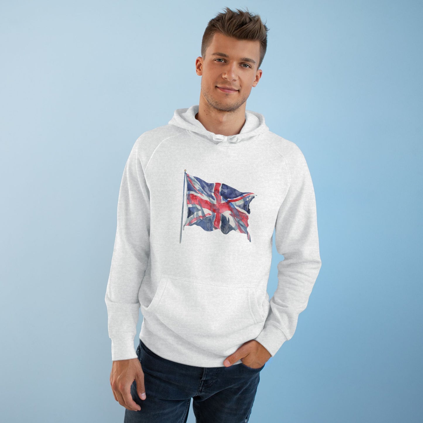 Adorable Unisex Hoodie - British Flag