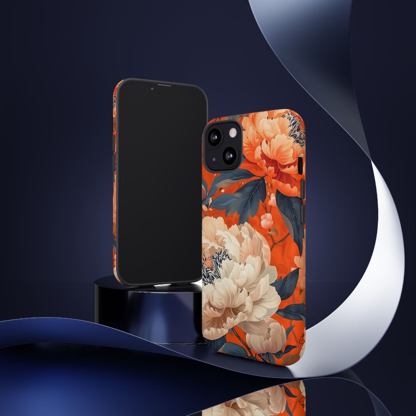 Floral Tough Case, Durable Floral Phone Case, Stylish Protection Case, Gift for Her, Spring Accessories, Mother’s Day Gift