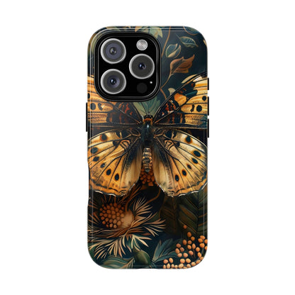 Butterfly Floral Phone Case, Tough Cases, Protective Cover, Unique Gift, Nature Lover, Art Print, Spring Decor
