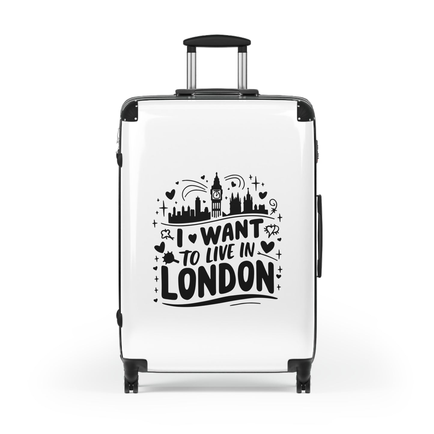 I want to live in London - Suitcase