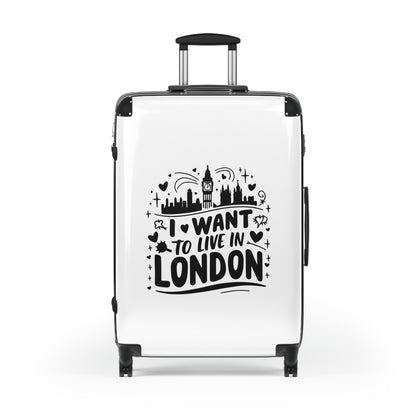 I want to live in London - Suitcase