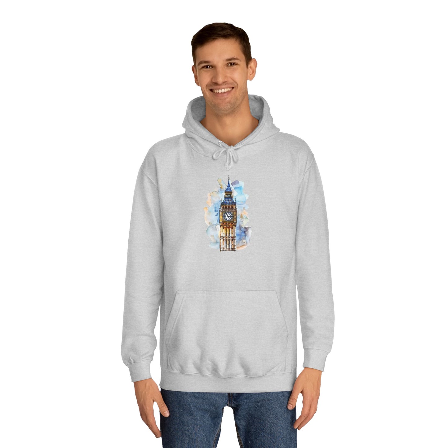 Unisex College Hoodie - London’s Pride - The Big Ben Tower