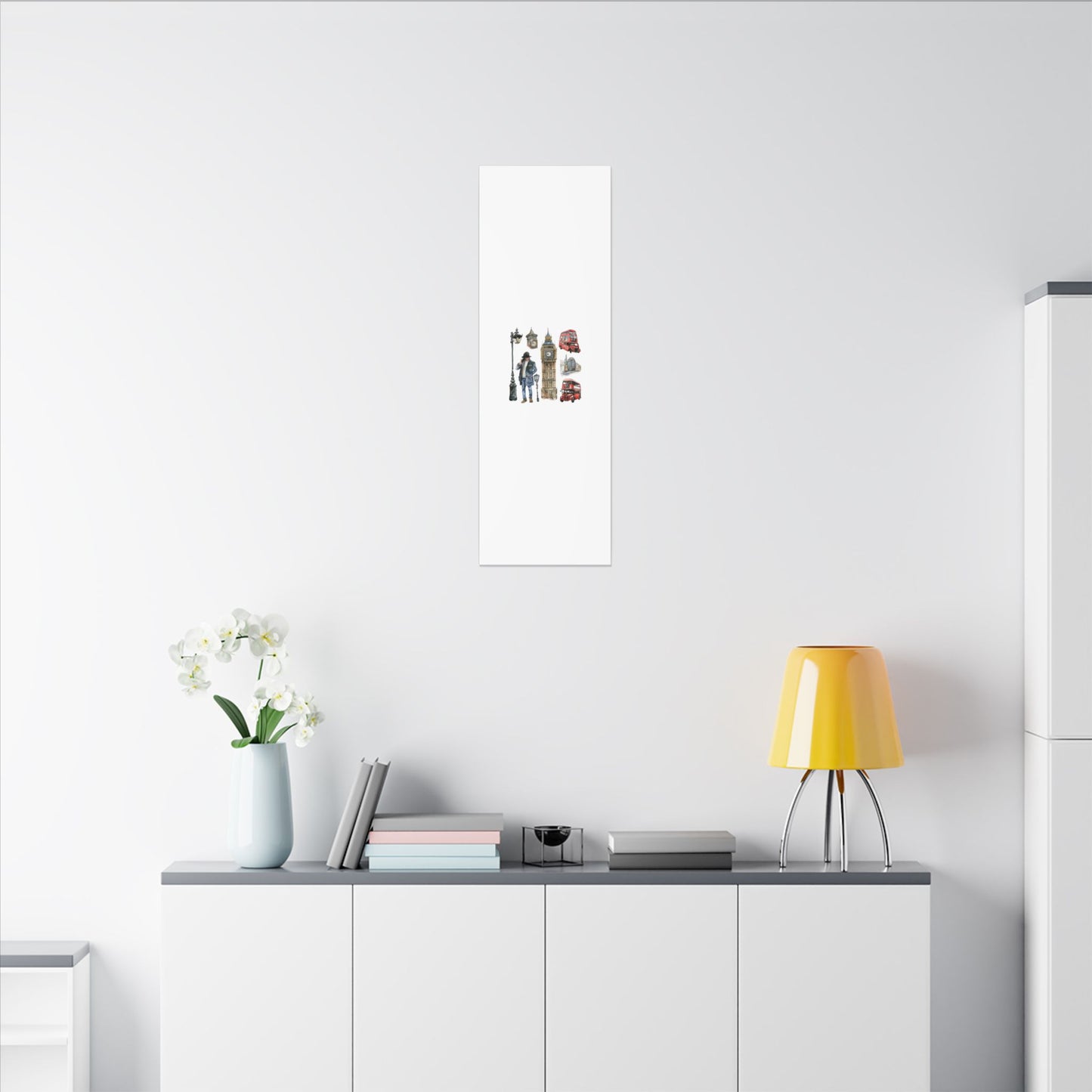 Canvas Art Print, London Skyline, Home Decor, Wall Art, Gift Idea, Travel Memories, Modern Wall Art