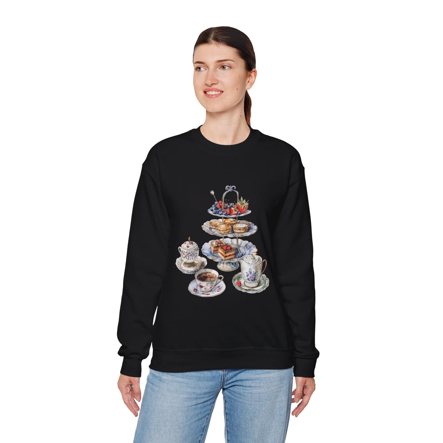 Unisex Heavy Blend™ Crewneck Sweatshirt - Pomp and Plate - Traditional Royal British Meals