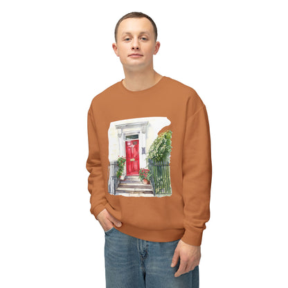 Unisex Lightweight Crewneck Sweatshirt - British Nature - Scenic Landscapes and Natural Beauty