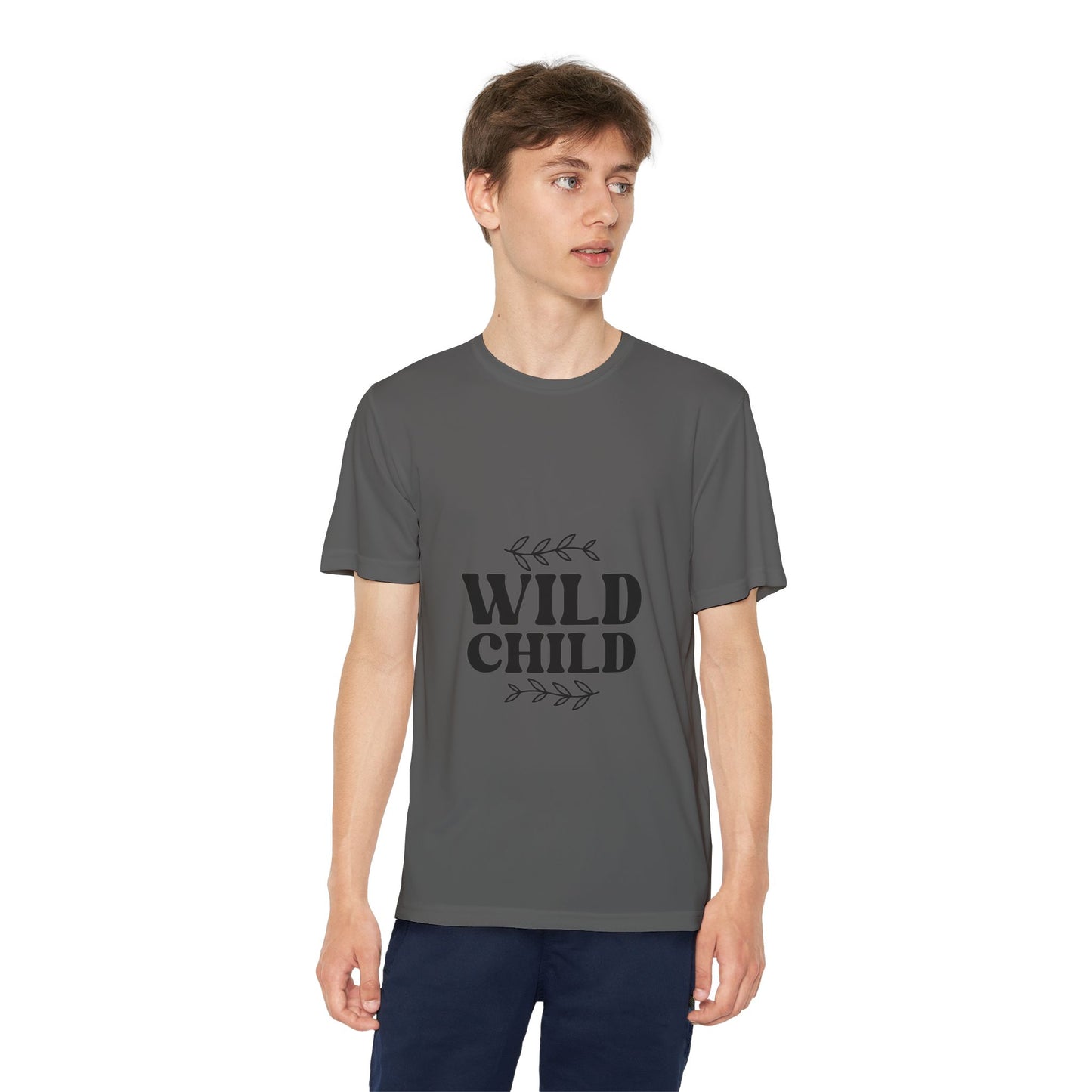 Wild Child -Youth Competitor Tee - Playful Athletic Shirt for Adventurous Kids