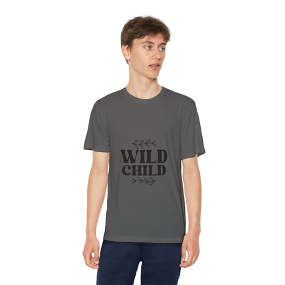 Wild Child -Youth Competitor Tee - Playful Athletic Shirt for Adventurous Kids