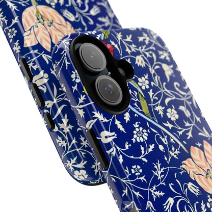 Floral Phone Case, Unique Tough Phone Cover, Gift for Her, Spring Decor, Durable Protective Case, Elegant Floral Design