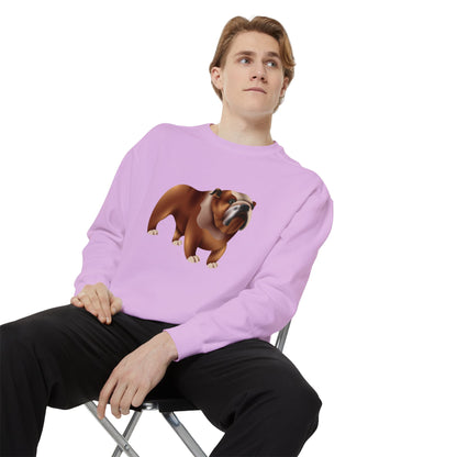 Unisex Garment-Dyed Sweatshirt All Day Wear - British Dog