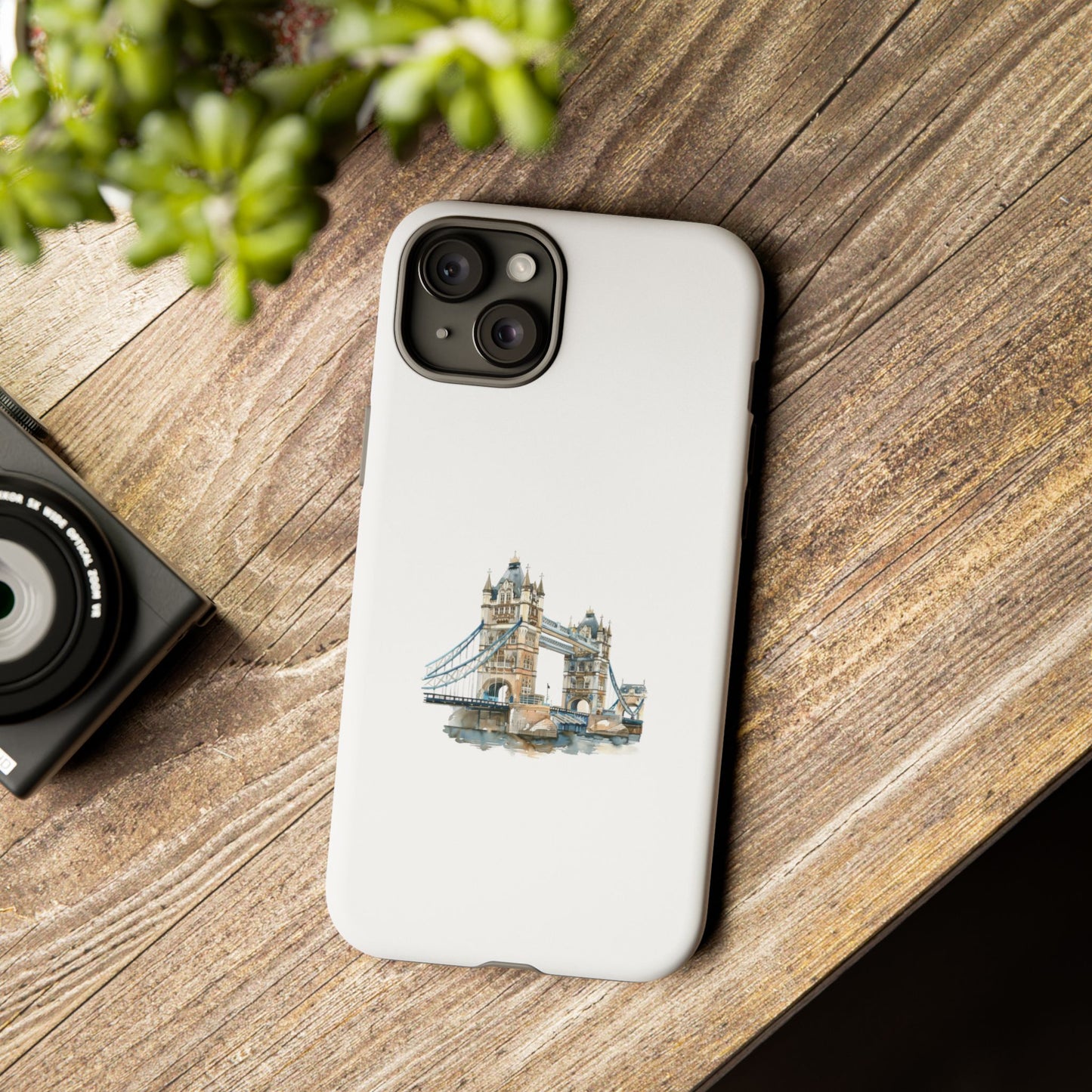 Watercolor London Bridge Phone Case - Tough and Stylish Protective Cover
