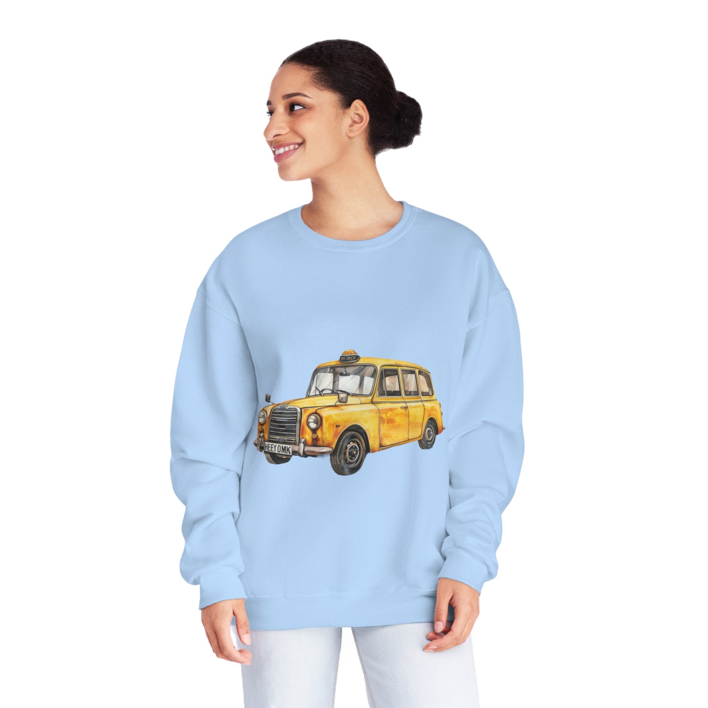 Unisex NuBlend® Crewneck Sweatshirt - British Roya Vintage Car