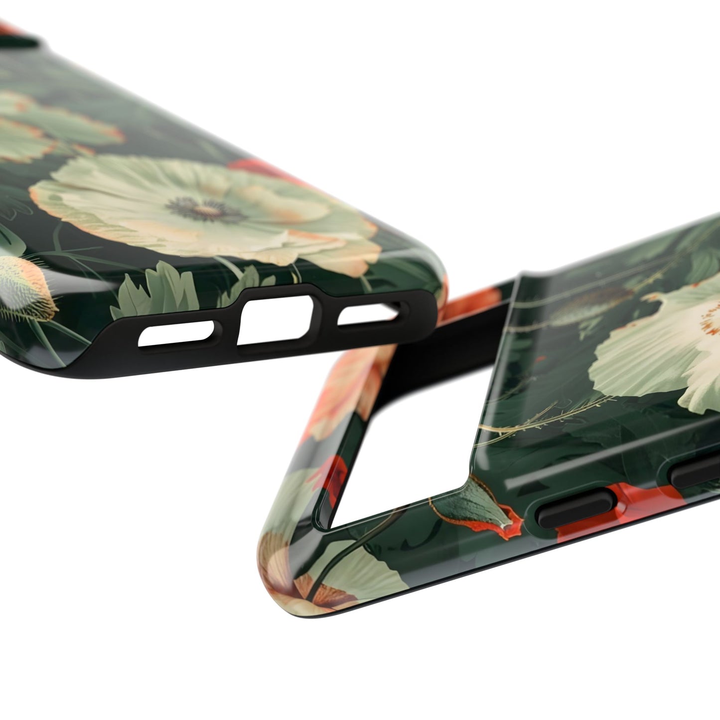 Floral Phone Case - Tough Cases, Botanical Design, Gift for Friends, Trendy Mobile Cover, Personalized Phone Accessory