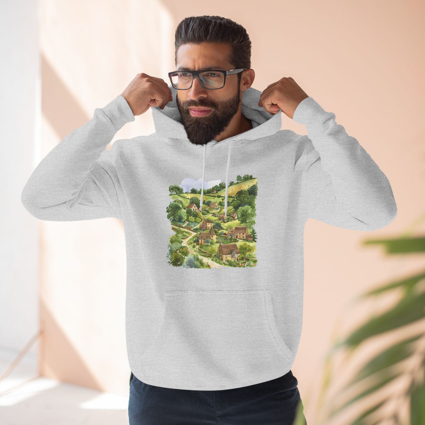 Three-Panel Fleece Hoodie - England's Natural Beauty