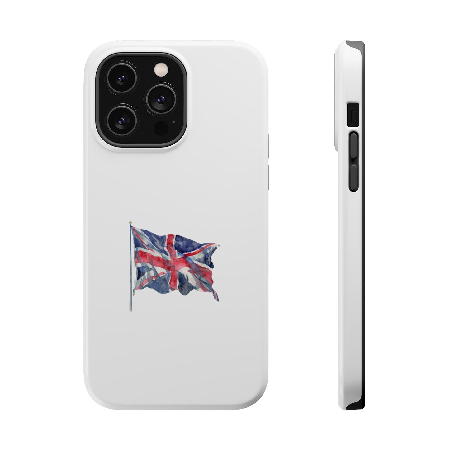 UK Flag Magnetic Tough Case, Durable Phone Cover, British Pride Accessory, Gift for Travelers, Patriot’s Tech Protector