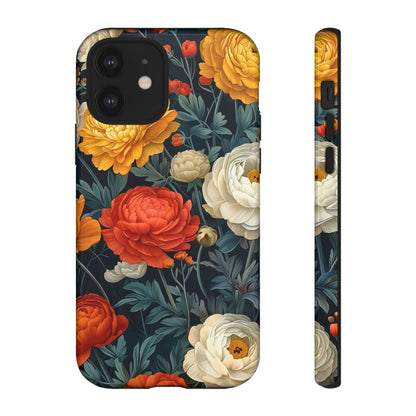 Floral Tough Case for Phones | Durable Floral Phone Cover, Boho Chic, Unique Gift for Her, Phone Protection, Flower Design