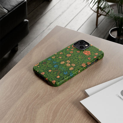 Crimson Leaf Whirl – Phone Case - Tough Cases