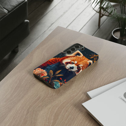 Cute Red Panda Phone Case, Wildlife Lover Gift, Tough Cases for iPhone, Nature-Themed Phone Cover, Animal Art Shell, Cute Tech Accessories