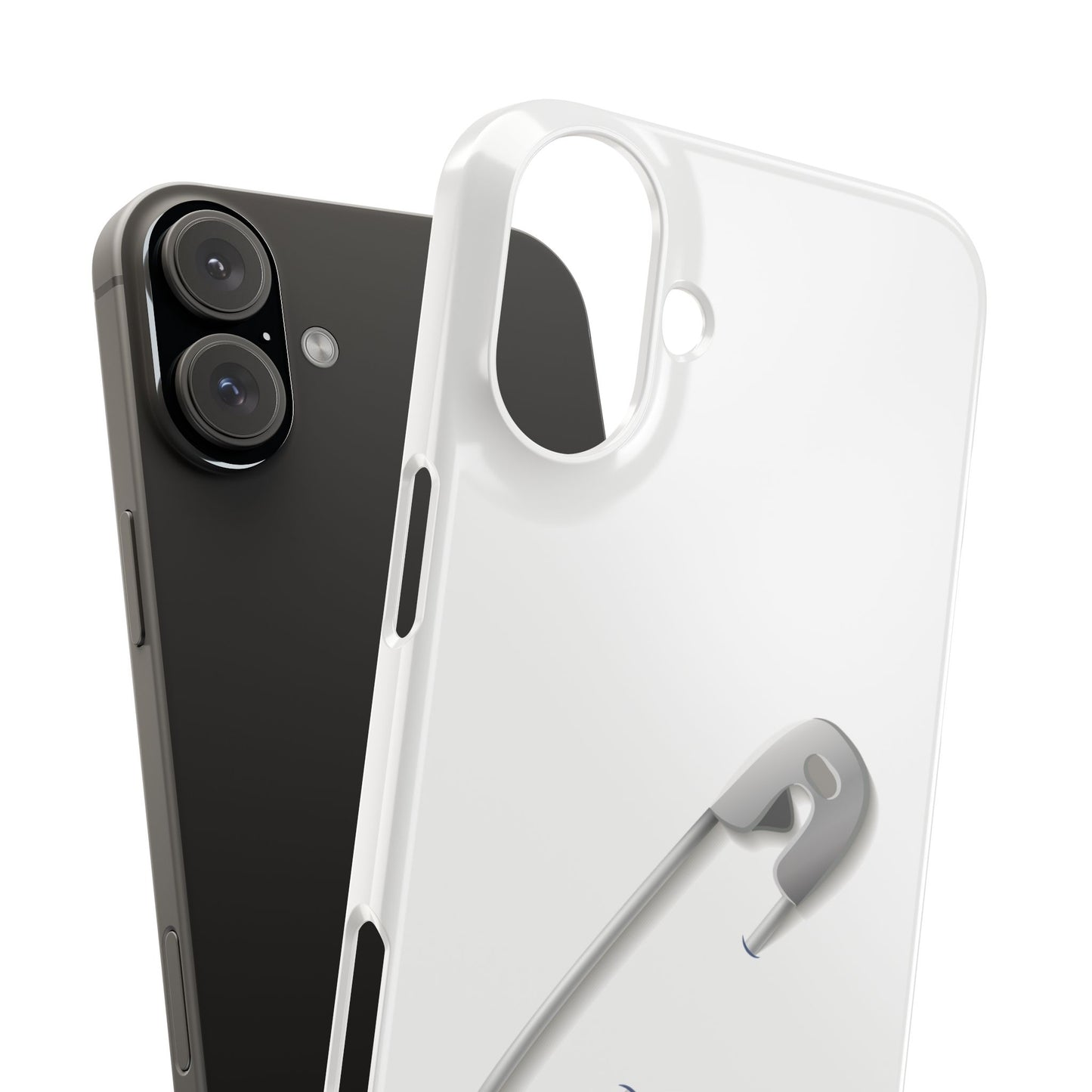 Minimalist Safety Pin Phone Cases | Stylish Slim Cases for Trendy Protection, Gift for Friends, Fashionable Accessories, Unique Phone Cover