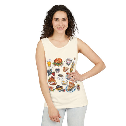 Unisex Garment-Dyed Tank Top - England’s Finest Symbols and Icons