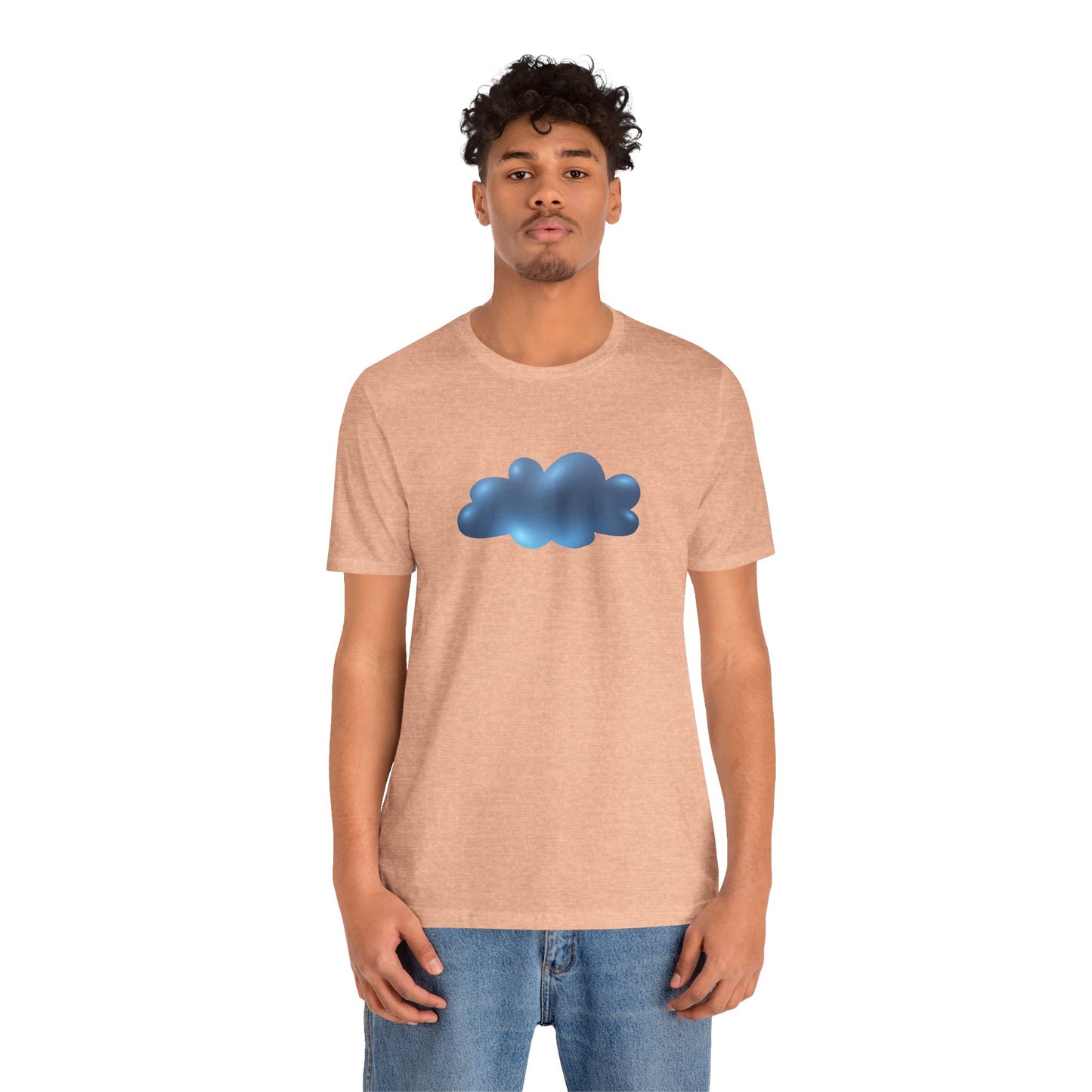 Unisex Jersey Short Sleeve Tee - Serene Cloudscape - Dreamy Cloud