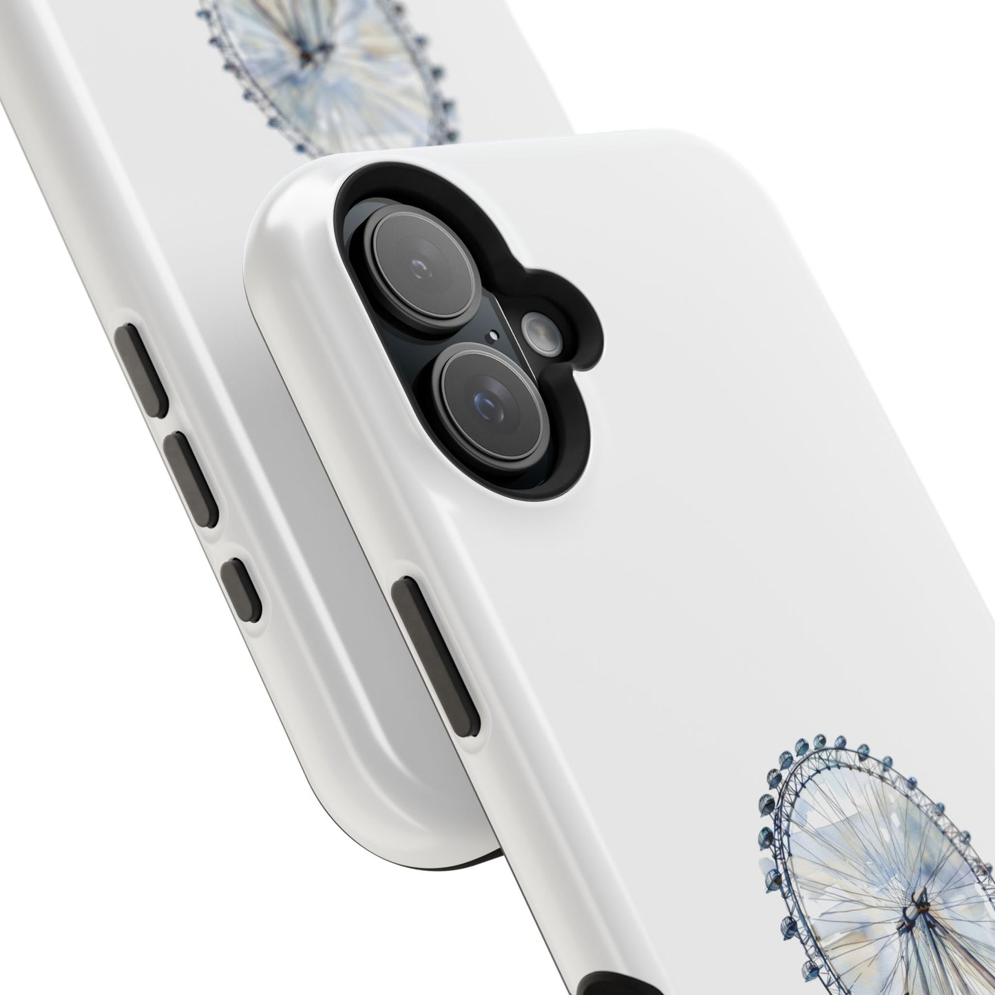 Stylish Magnetic Phone Cases with London Eye Design, Custom Phone Covers, Unique Gift for Travelers, Chic Electronic Accessories