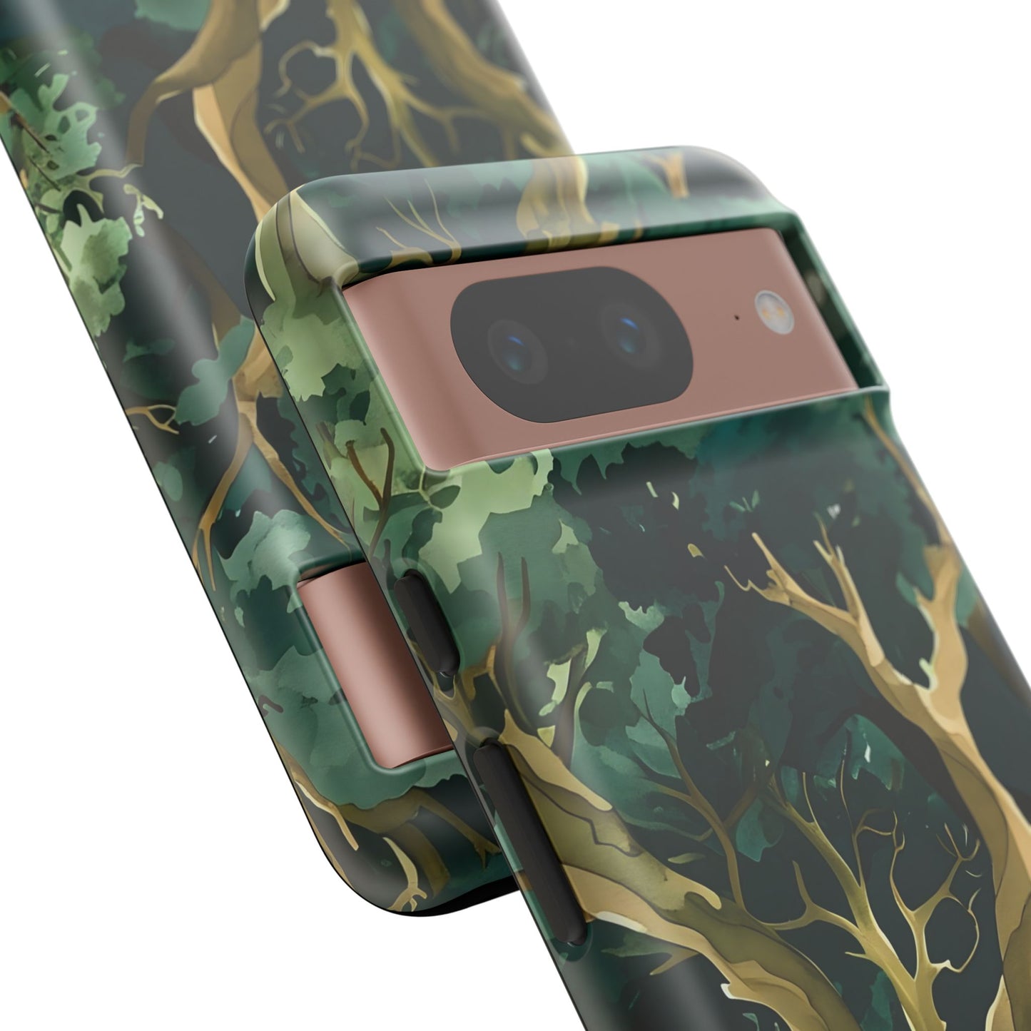Forest Green Phone Case, Nature-Inspired Tough Cases, Eco-Friendly Gift, Outdoor Lover Accessory, Unique Phone Cover