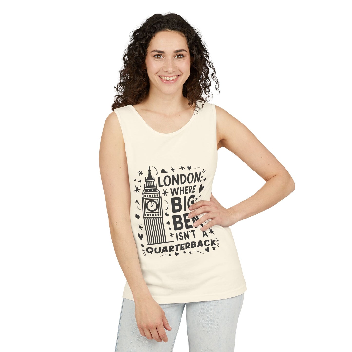 Unisex Garment-Dyed Tank Top - London's Dream