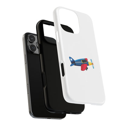 Airplane Tough Magnetic Phone Case, Cute Phone Cover, Gifts for Travelers, Kids and Adults, Aviation Themed, Durable Phone Case