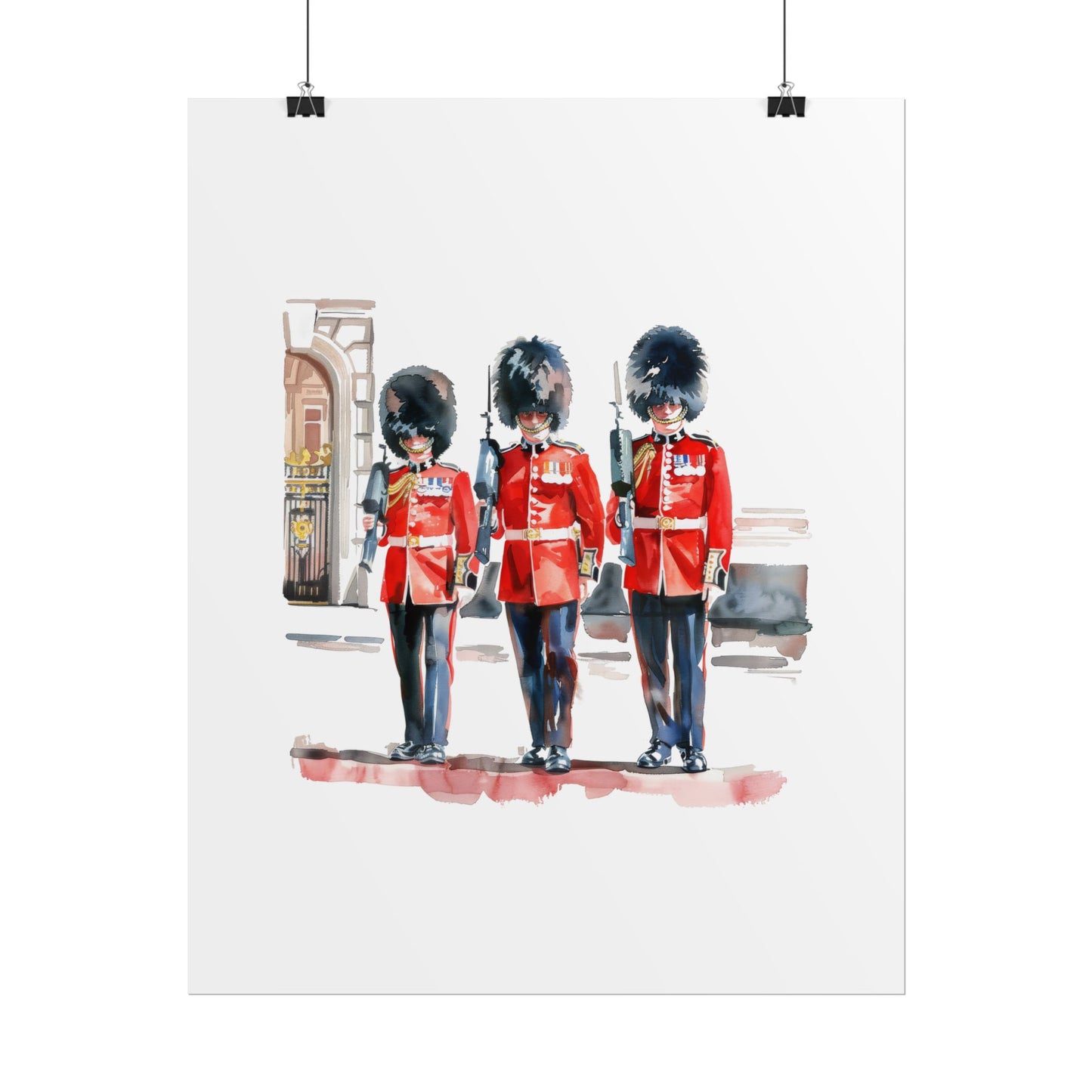 London Guard Roll-Up Posters, British Soldier Art Prints, Home Decor, Travel Gifts, Wall Art for Various Occasions